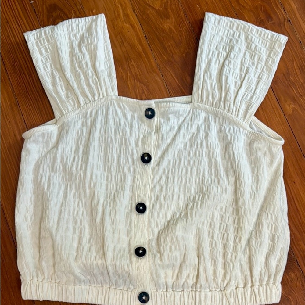 Madewell cream sleeveless tank - Picture 3 of 7